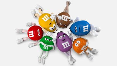 The purple M&M is here, but not the way you might think