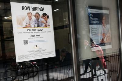 Hiring sign