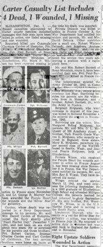 Tennessee soldier killed during WWII identified
