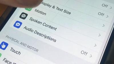 iPhone accessibility settings generic