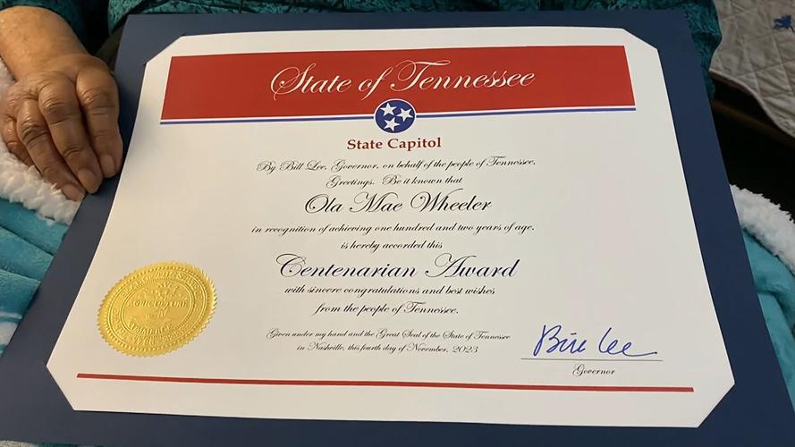 Ola Mae Wheeler Century Club of East TN