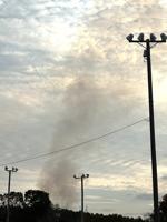Mulch fire at Hwy 58 and Hickory Valley Road continues to burn – Protective Measures Advised