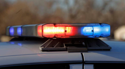 police lights daytime